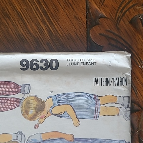 Vintage McCall's Toddler Bottoms Sewing Pattern - Picture 2 of 4